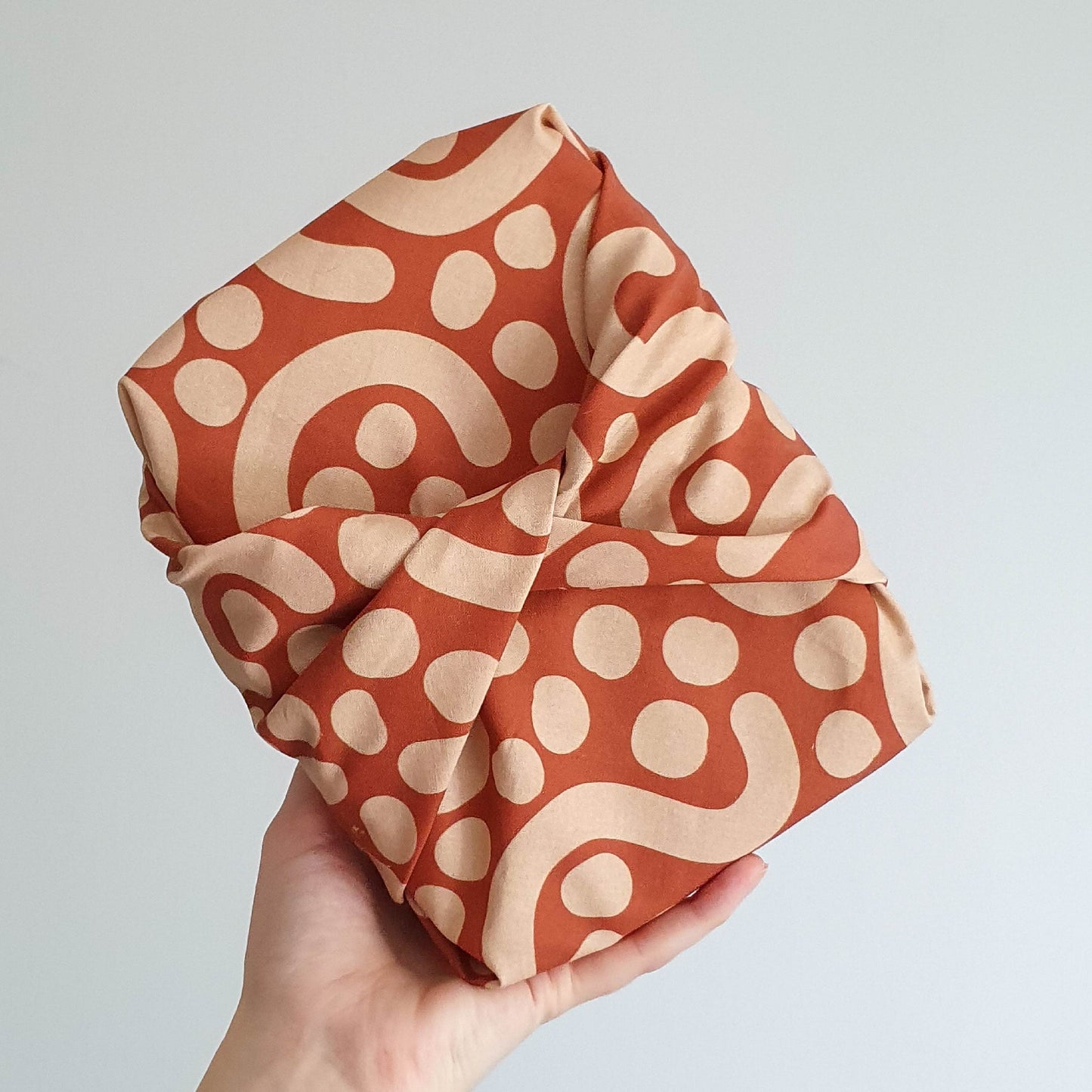 Cotton Furoshiki Wrap in Cereal