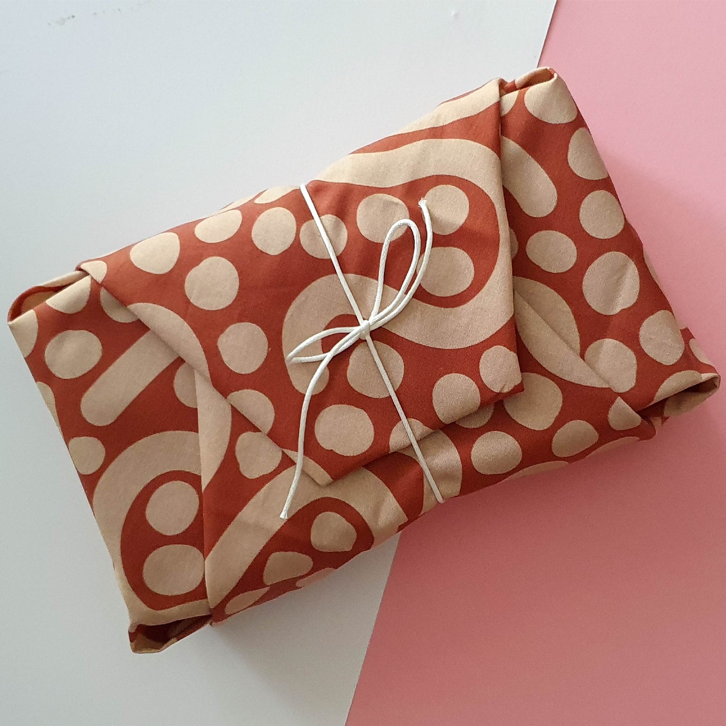 Cotton Furoshiki Wrap in Cereal