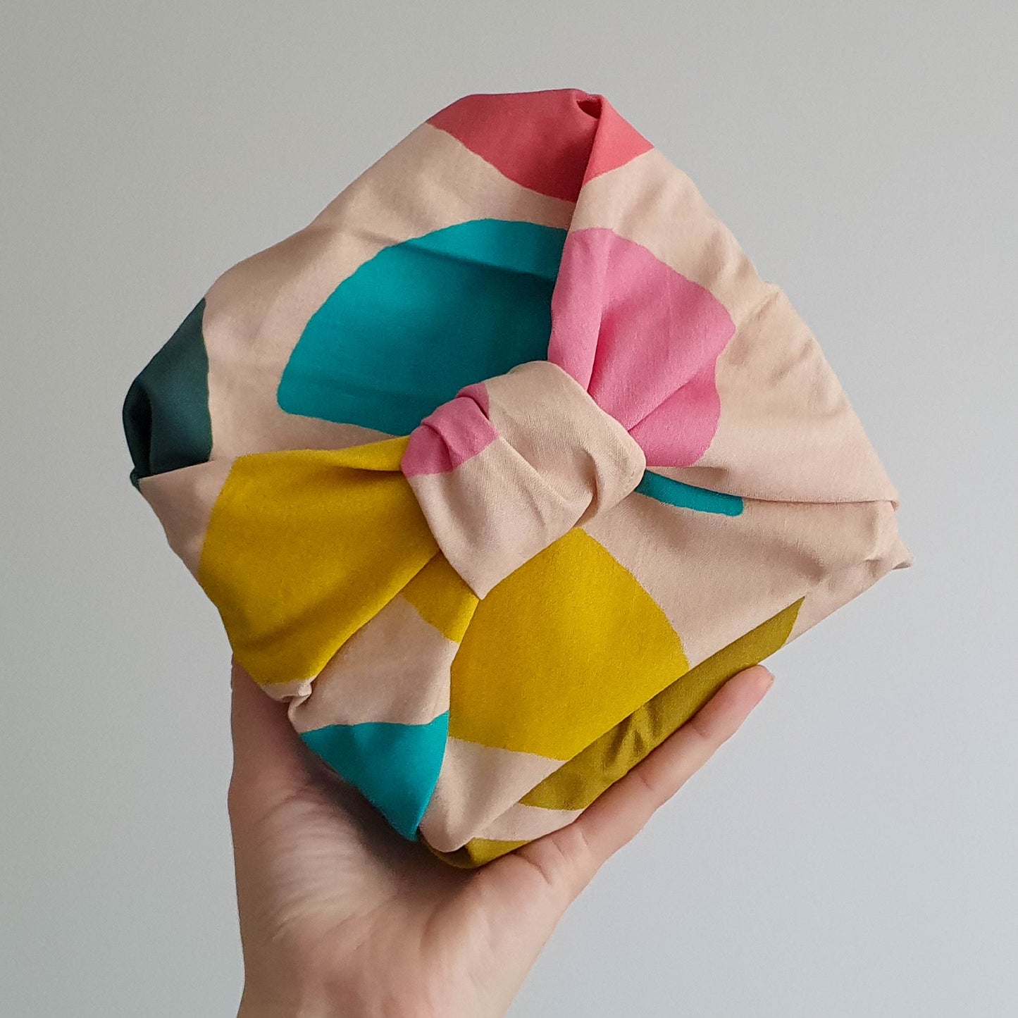 Cotton Furoshiki Wrap in Pearl