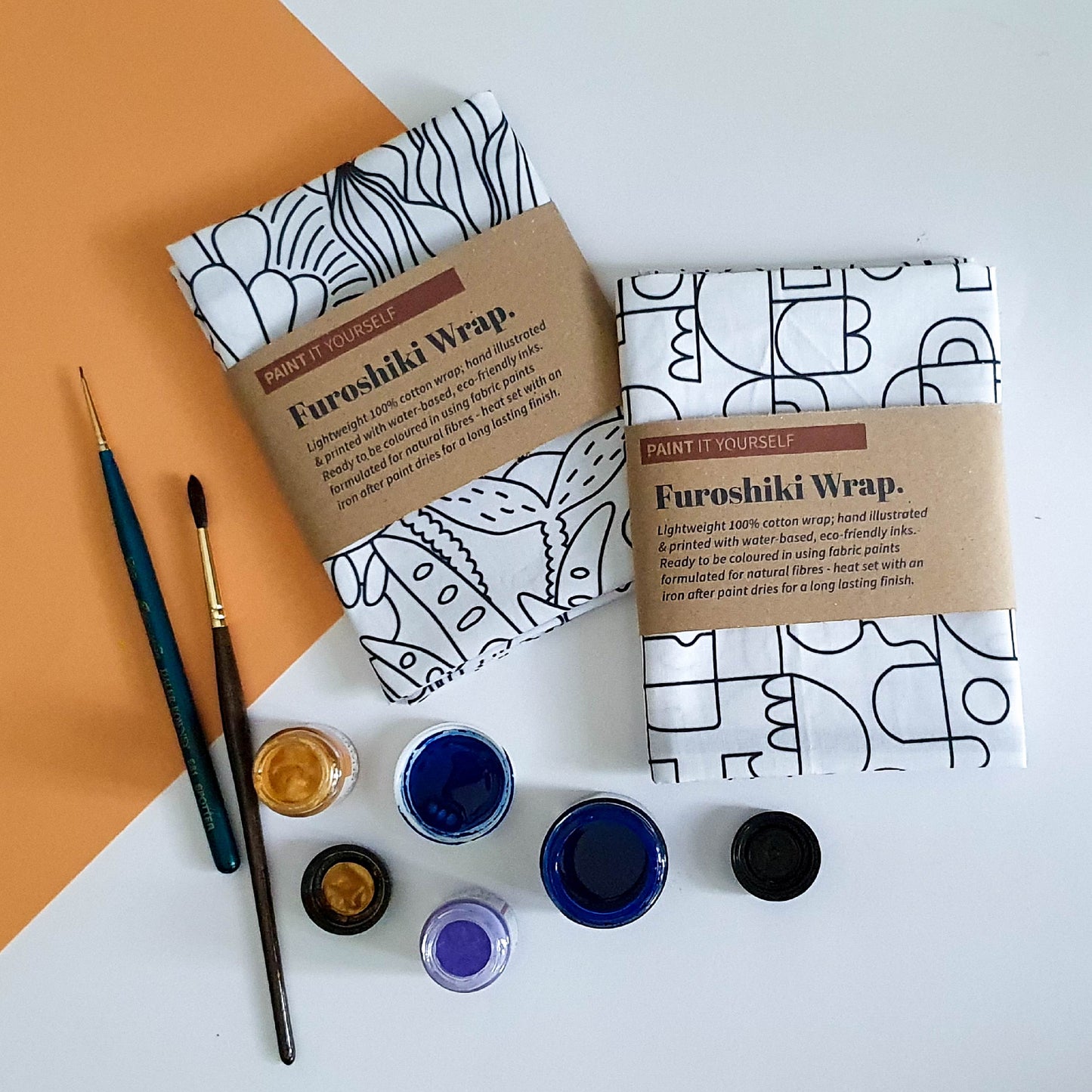 Cotton Furoshiki Wrap in Windows