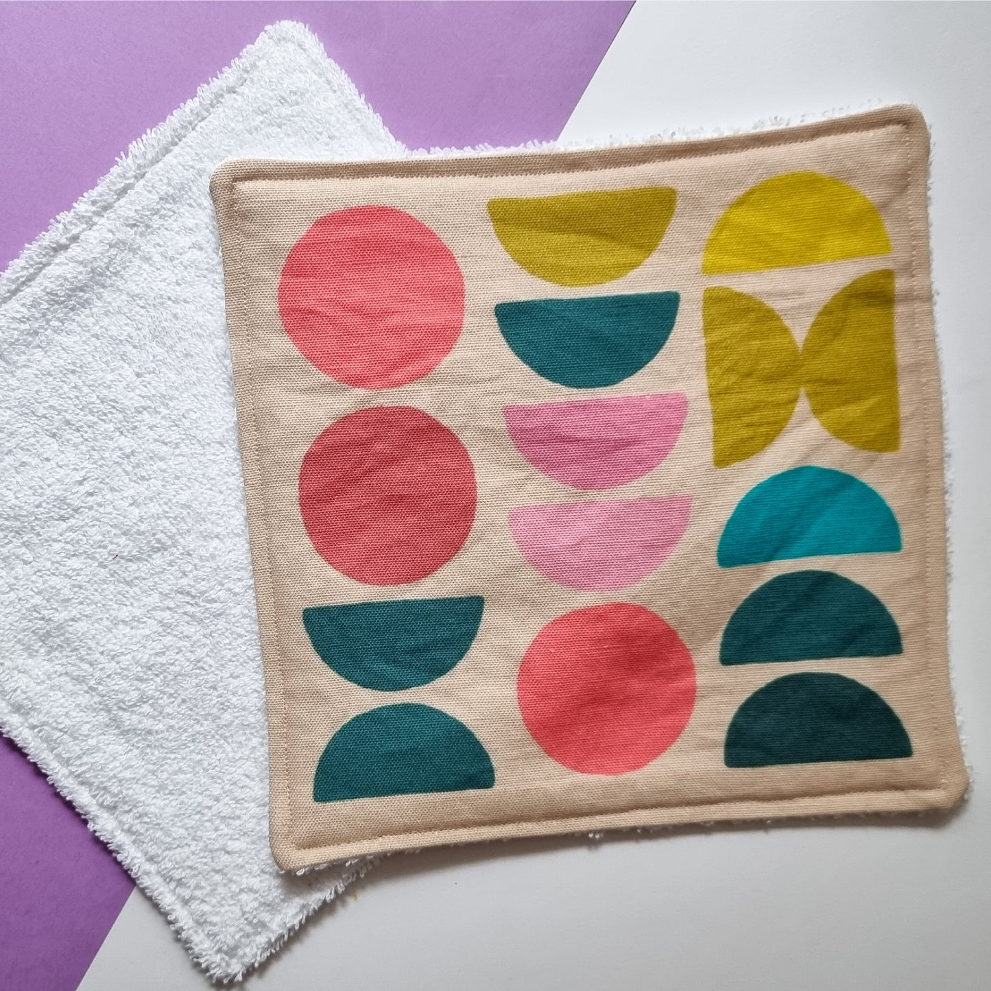 Cotton Linen Reusable Dishcloths in Sculpture Sketch