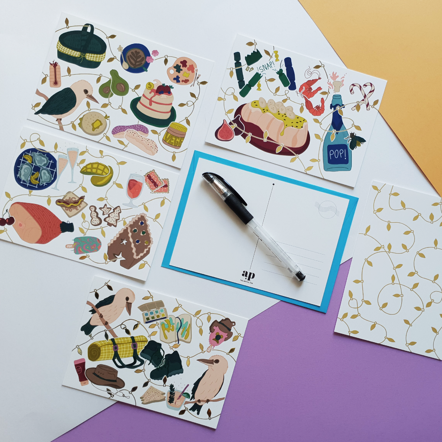 Summer Shindig | Postcard Art Print Set