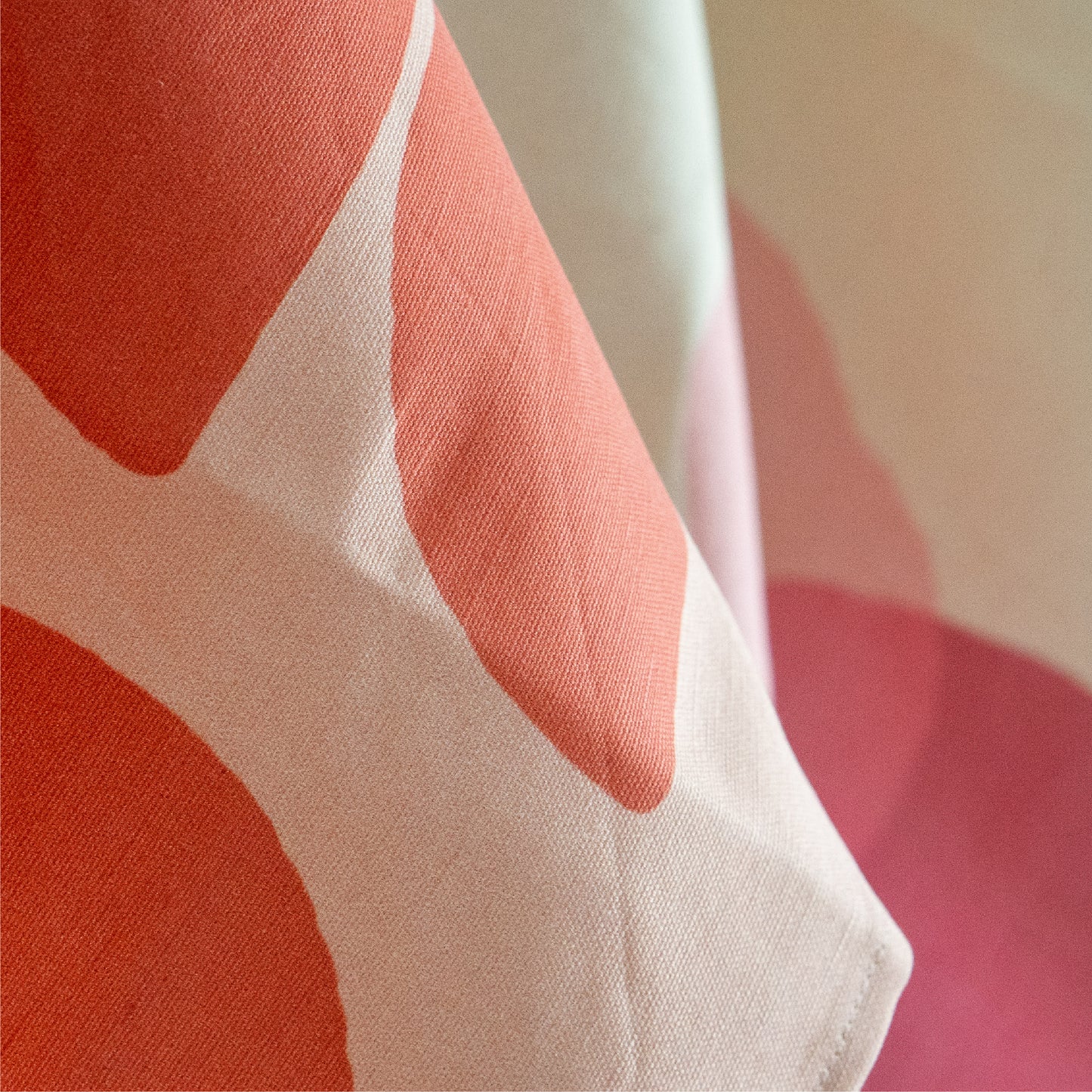 Cotton Linen Tea Towel in Terracotta
