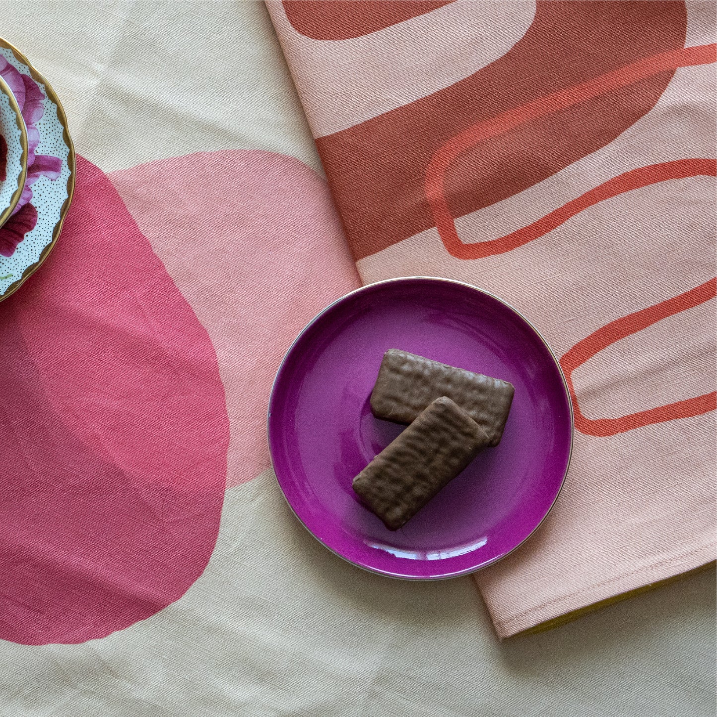 Cotton Linen Tea Towel in Hairpin