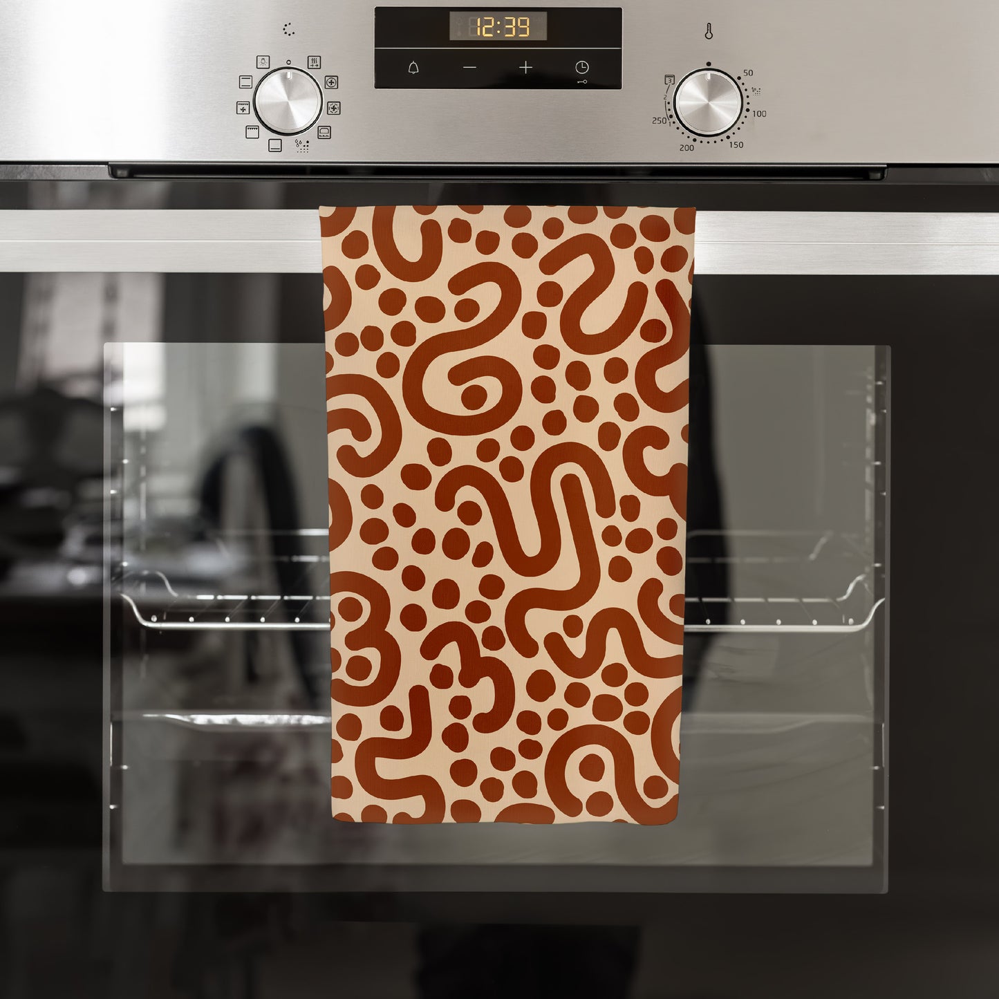 Cotton Linen Tea Towel in Cereal