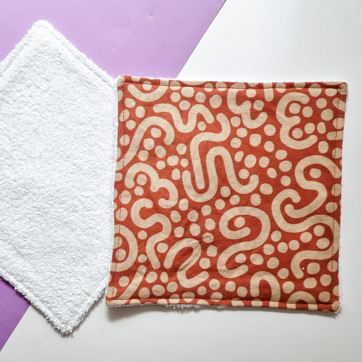 Cotton Linen Reusable Dishcloths in Jelly Feast