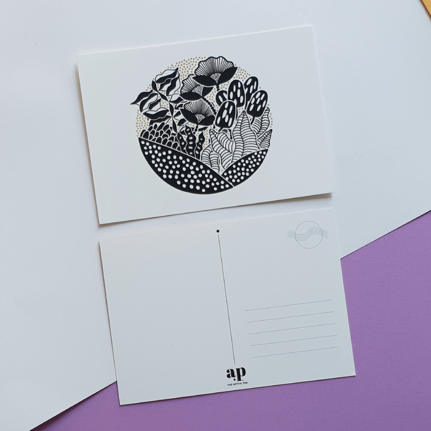 Subaquatic Tangle | Postcard Art Print Set